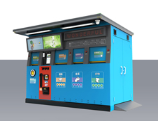 小區垃圾分類神器-成品垃圾房應用